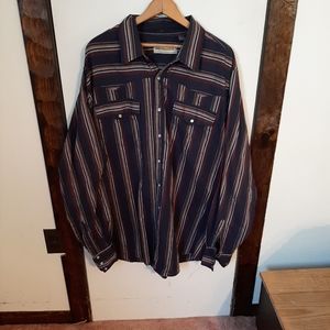 Men's Bit & Bridle Snap Longsleeve Dress Shirt XLT.